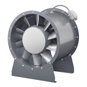 Vidutinio slėgio ašiniai dūmų šalinimo ventiliatoriai
