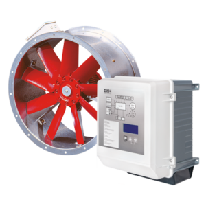 Dūmų kontrolės viršslėgio sistemos ir laiptinių vėdinimo sistemos